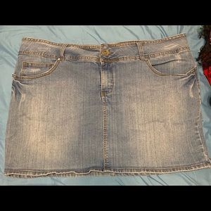 Oldschool Torrid Denim Mini Skirt